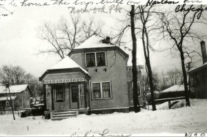 The house the boys built on Harlem Ave., Chicago, IL - Norwood Park