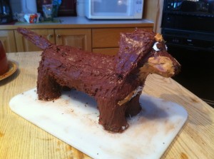 dachshund-cake